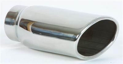 1406 Round Exhaust Tail Pipe Tip - 2.5 In. Inlet