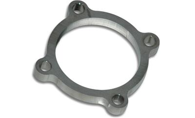 14380 Turbocharger Down Pipe Flange - Silver - 0.5 In.- Mild Steel