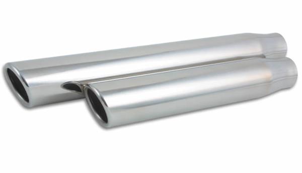 1575 3 In. Exhaust Tail Pipe Tip - Silver