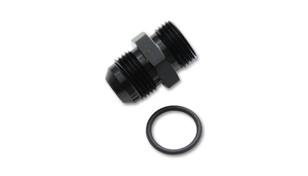 16828 0.88 In. - 14 Flare & Straight Cut Adapter Fitting - Black