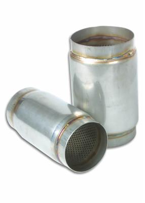 17695 5 In. Stainless Steel Exhaust Muffler - Silver