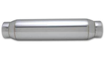 1791 3.5 In. Stainless Steel Exhaust Resonator - Silver
