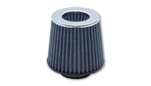 2161C Open Funnel Air Filter Cold Air Intake, 4.5 In. - Blue