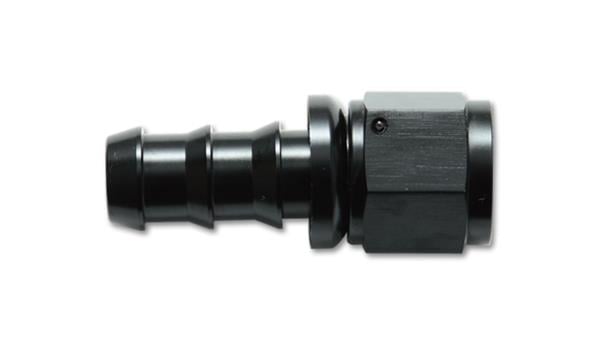 22008 Push-On Straight Hose End Fitting Size -8 An- Black