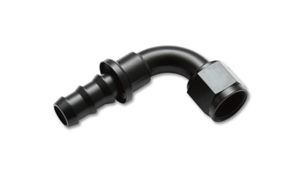 22912 Push-On 90 Degree Hose End Fitting Size -12 An, Black