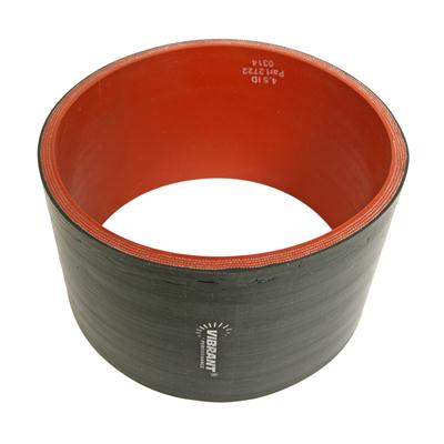 2722 4 Ply Reinforced Silicone Sleeve Connector- Black