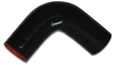 2740 4 Ply Reinforced Silicone Sleeve Connector- Black