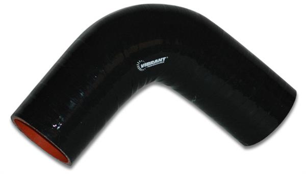 2746 4 Ply Reinforced Silicone Sleeve Connector- Black