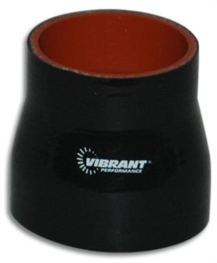 2764 4 Ply Reinforced Silicone Sleeve Connector- Black