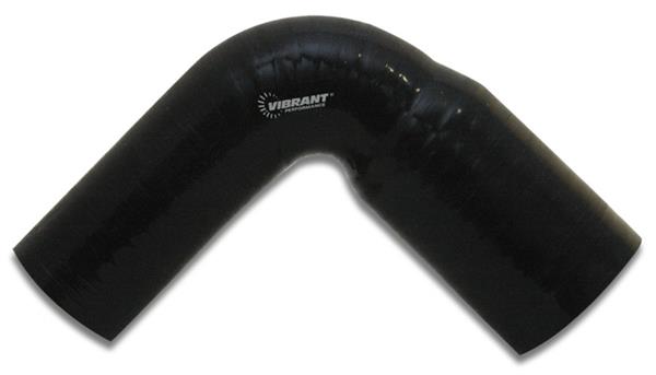 2780 4 Ply Reinforced Silicone Sleeve Connector- Black