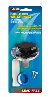 VALTERRA LLC A010165VP Fresh Water Inlet- Black