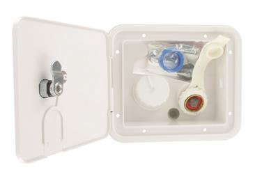 A012000VP Fresh Water Inlet, White