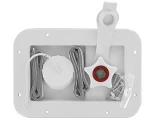 A012001VP Fresh Water Inlet, White