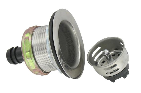 A012011VP Sink Drain With Strainer Basket