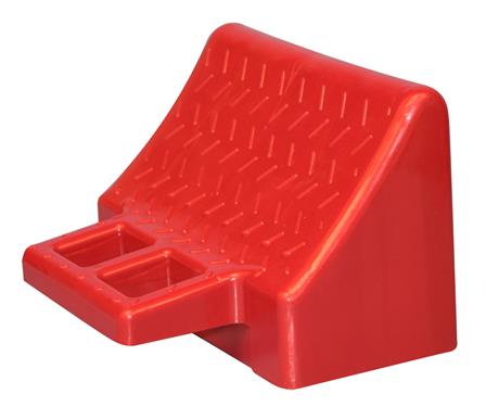 A100922 Stackers Wheel Chock, Red