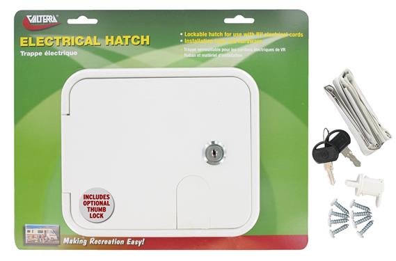 VALTERRA LLC A102150VP Electrical Hatch Access Door, White