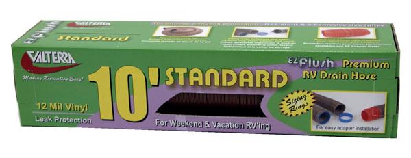 VALTERRA LLC D040015 10 Ft. Ez Flush Sewer Hose- Bronze