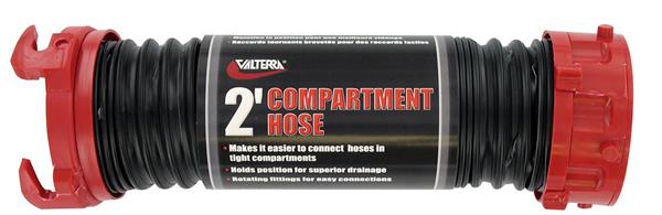 VALTERRA LLC D040202 2 Ft. Dominator Sewer Hose- Black