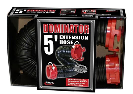 VALTERRA LLC D040205 5 Ft. Dominator Sewer Hose, Black