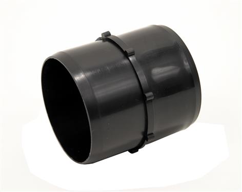 F022025BK 3 In. Sewer Hose Connector, Black