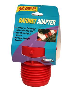 VALTERRA LLC F023108 Ez Coupler Sewer Hose Connector- Red