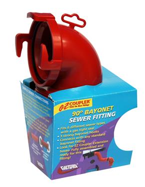 VALTERRA LLC F023112 Ez Coupler Sewer Hose Connector- Red