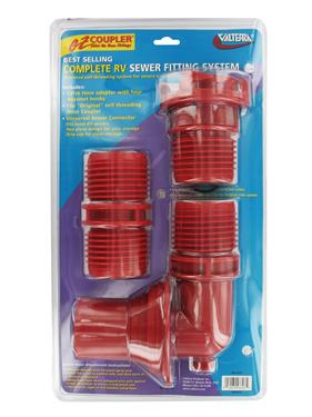VALTERRA LLC F023303 Ez Coupler Sewer Hose Connector- Red
