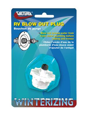 VALTERRA LLC P23500VP Water System Blow Out Plug