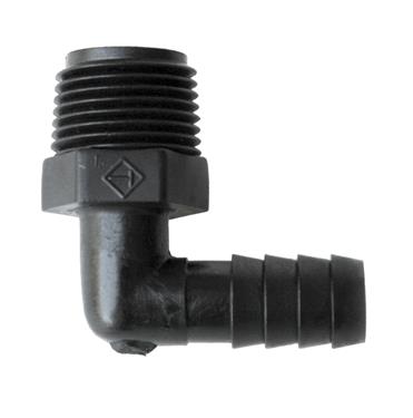 RF835 90 Degree Elbow Male Adapter