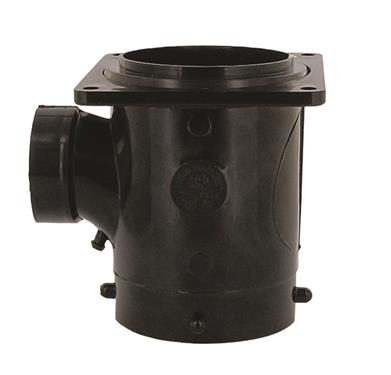 T1011 San Tee Reducing - Black - 3 x 1.5 in. - Slip - Durable Plastic Construction