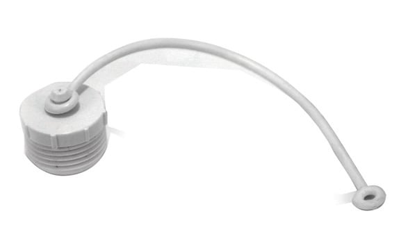 T10201E 0.75 In. Male Pipe Thread Garden Hose Plug, White