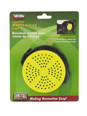 VALTERRA LLC T10244VP Vented Bayonet Waste Valve Cap- Black
