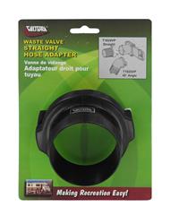 VALTERRA LLC T1024VP 3 In. Straight Hose Adapter- Black