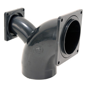 T10361 2-Way Ell Flanged Fitting