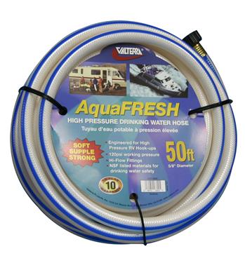 VALTERRA LLC W016600 Fresh Water Hose, White, 0.62 In. X 50 Ft.