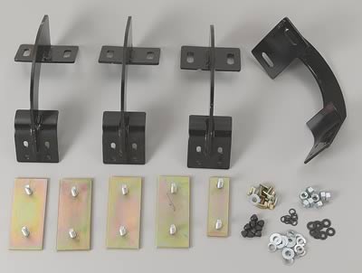 WES22-1045 1997-2004 Ford Ld Standard Super Cab Oval Tube Mount Kit