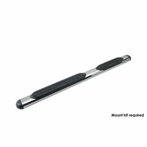 WES22-5060 61.5 in. Polished Oval Tube Step Bars, Stainless Steel
