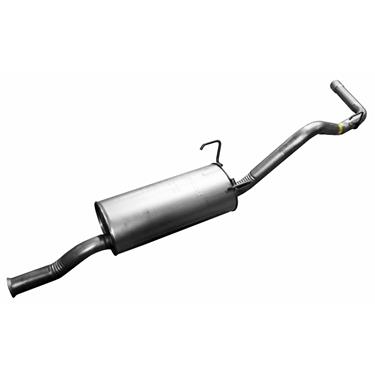 WALKER 47774 Quiet-Flow Stainless Steel Muffler Assembly - Silver - Fits 2000-2006 Toyota Tundra