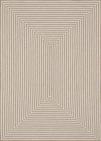 Loloi Rugs INOUIO-01BE0093D0 9 ft. 3 in. x 13 ft. In Out Rectangular Shape Hand Braided Area Rug, Beige