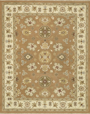 LRNTLE-03AOGVC0H6 12 ft. x 17 ft. 6 in. Laurent Rectangular Shape Hand Knotted Area Rug- Adobe and Gravel
