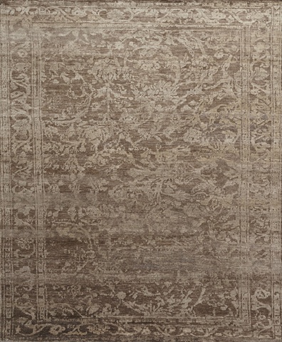 MIGEMK-02PF007999 7 ft. 9 in. x 9 ft. 9 in. Mirage Rectangular Shape Hand Knotted Area Rug- Pinecone