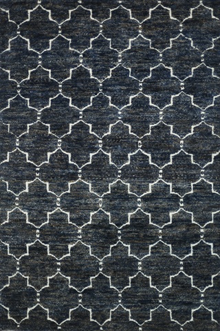 SAHASJ-07MD007999 7 ft. 9 in. x 9 ft. 9 in. Sahara Rectangular Shape Hand Knotted Area Rug, Midnight