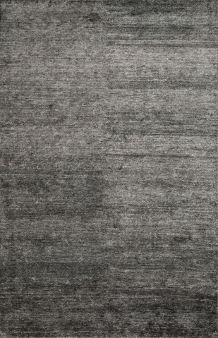 BYROBB-01CC005686 5 ft. 6 in. x 8 ft. 6 in. Byron Rectangular Shape Hand Knotted Area Rug- Charcoal