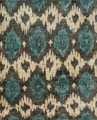 XAVIXV-05MD0086B6 8 ft. 6 in. x 11 ft. 6 in. Xavier Rectangular Shape Hand Knotted Area Rug- Midnight