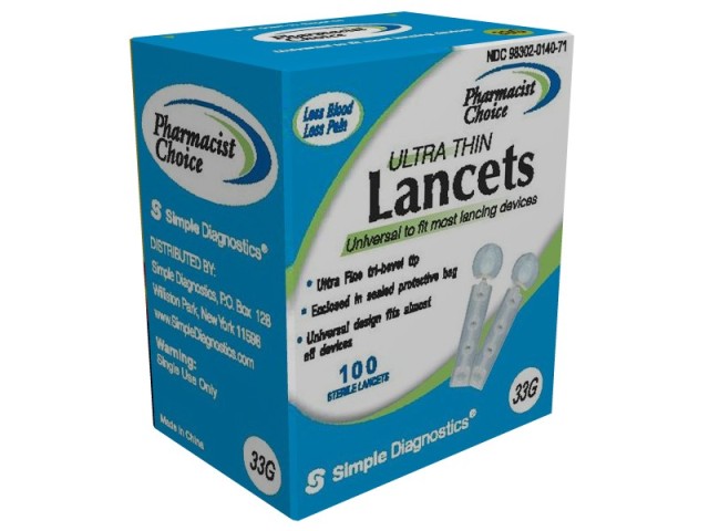 LAN33 Twist Top 33G Lancets 100S