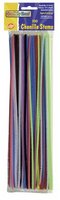 Chenille Kraft 711003 Stems- Black- 100 Piece