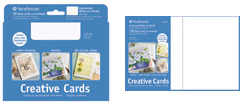 50-Pack Cards & Envelopes Ivory & Deckle
