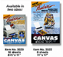 Picture of Fredrix 3522IJ Inkjet Canvas 11 X 17 In.- 10 Sheet
