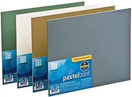 Ampersand  White Pastelbord, 16 X 20 In.
