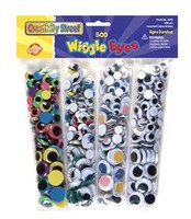 3435W Wiggle Eyes Classpack- 500 Piece